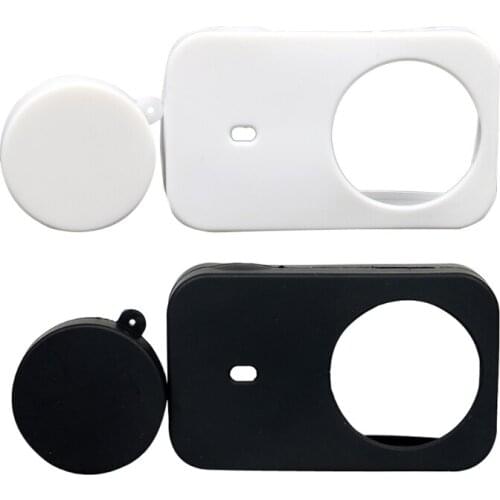 Silicon Soft Case With Protective Lens Cover Cap For Xiaomi Mijia Camera Mini 4K