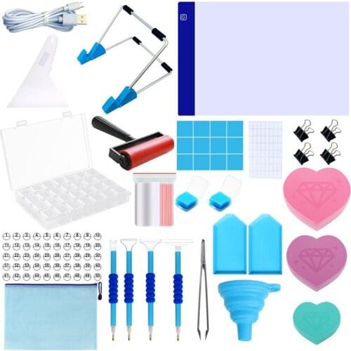 A4/a3/a5 Led Light Pad Three Level Dimmable Tablet Eye Protection Easier for Diamond Painting Embroidery Tools Accessories