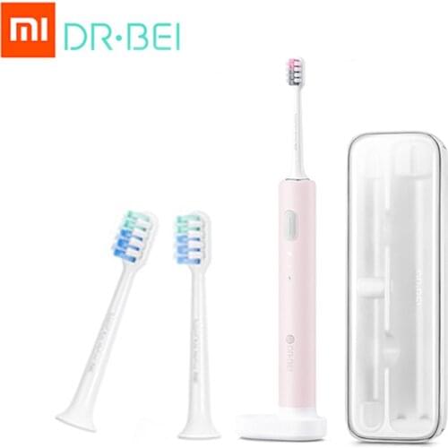 DR·BEI Ultrasonic Electric Toothbrush C1 USB Rechargeable Adult Waterproof Ultrasonic Automatic 3 Modes with Travel Case