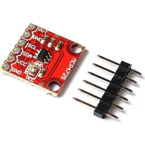1 PCS MCP4725 Breakout Module I2C DAC 12Bit Development Board MCP4725 Module I2C DAC Development Board