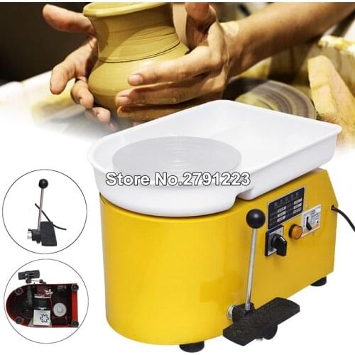 110V/220V Pottery Forming Machine 250W/350W Electric Pottery Wheel DIY Clay Tool with Tray For Ceramic Work Ceramics
