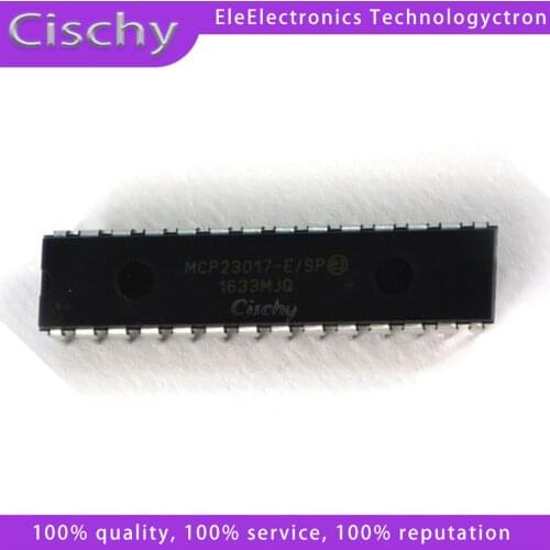 2PCS MCP23017-E/SP DIP MCP23017 DIP-28