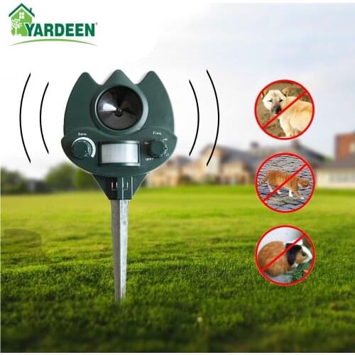 2017 Garden Eco-Friendly Ultrasonic Animal Pest Repeller Cat, Dog Repellent Pest Reject Control Outdoor Use