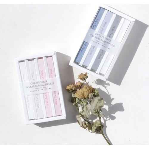 4PCs/Set Ins Stamps Wax Strips Bar Seal Kit Custom Stamp Set Sealing Beads Envelope Wedding Packaging Gifts Postcard Stamping