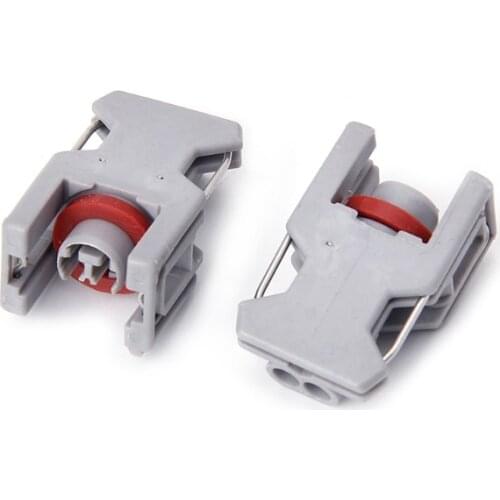 5 Sets 2 Pin Waterproof Connector For Delphi 10811963 Fuel Injector Fuel Rail Plug