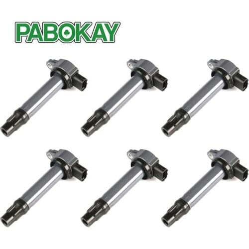 6 PIECES IGNITION COIL FOR MITSUBISHI ASX PAJERO IV CITROEN C-CROSSER PEUGEOT 4007 1.8L 2.4L 3.8L (2003-) FK0320 1832A026 597096