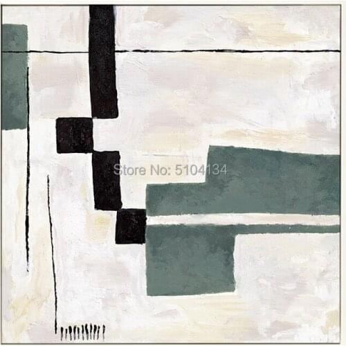 Abstract Colorful Color Block Canvas Painting Pure Hand Modern Wall Art Pictures For Living Room Bedroom Aisle