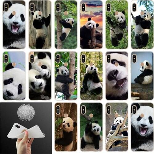 Cute Asian Baby Panda Bear China Soft Case Cover For Xiaomi Redmi 9a 8a 7a 6a 5a 4a 4x 6pro 6a K20 Pro 9at Bag
