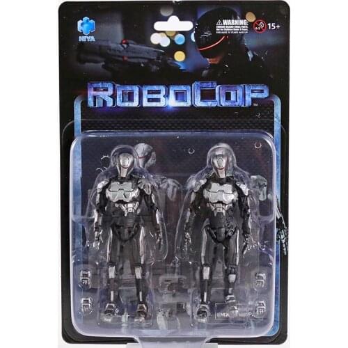 RoboCop 2014 Black Robocop 1:18 Scale Action Figure Collection Model Hiya Toys