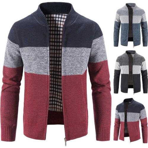 ENWEIGE Men's Cardigans With Zip