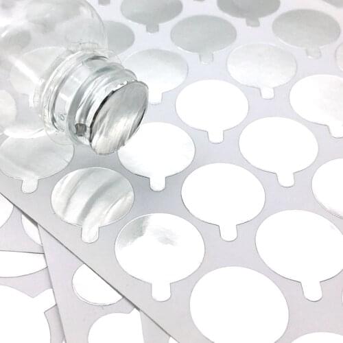 Multiple Sizes Aluminium Foil Sealing Stickers with Handle for Cosmetics Bottle Chemical Tube Toothpaste Hose Mouth Seals