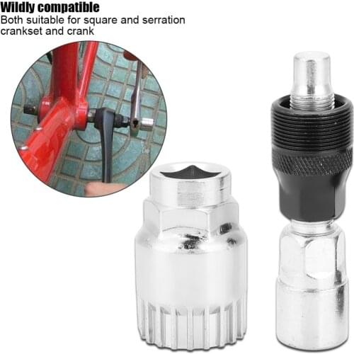 Crank Extractor Bottom Bracket Remover Steel Repair Tool Set for Bicycle Bike Bicycle Repair Tool Bike Crank Repair Tool