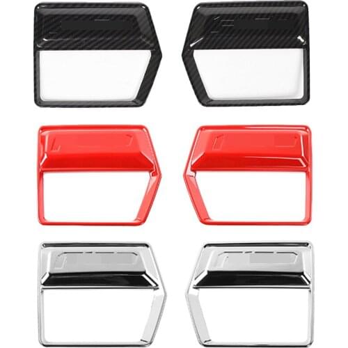 ABS Side Air Conditioner Vent Outlet Cover for Ford F150 2015-2021 Car Decorative Accessories