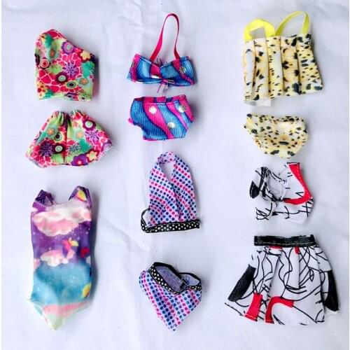 Doll Dress Swimsuit For Dolls Fashion Handmade Clothes For Barbie Kids Toys For Girls Dress For Barbie DIY Birthday Party Gift