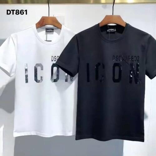 Mens DSQ2 Summer Fashion Short Sleeve T-shirt Tops Streetwear Tops DT861