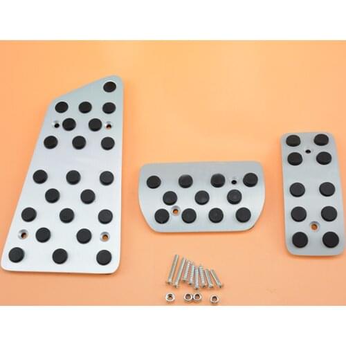 For TOYOTA Corolla 06-13 Fuel Brake Foot Rest AT/MT pedals Plate Non slip Accelerator brake pedal Pads Car Accessories with logo