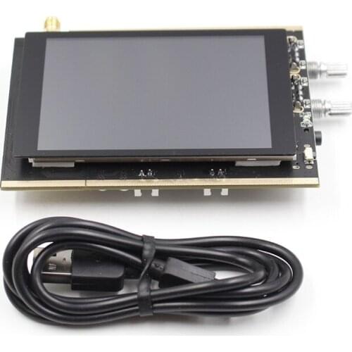 New 3.5 Inch IPS LED Malahit DSP 50K-200MHz 400-2000MHz SDR Radio with Shield 1.10A Version