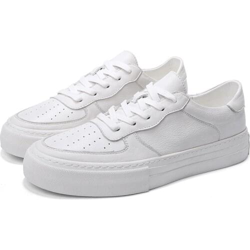 New Arrival Men White Flat Shoes Lace-up Comfortable Sneaker Top Quality Casual Shoes Breathable Antiskid Shoes Hot Sale Shoes