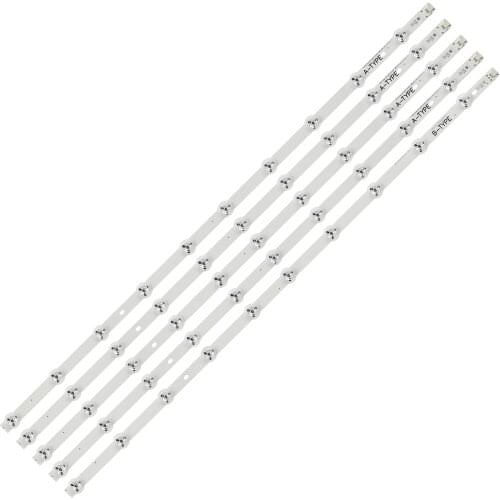 New 5 PCS/set LED backlight strip 10 lamp 430DLED_SLIM_A / B-TYPE for 43FA8500 43FA9000 VES430UNSL-3D-U01