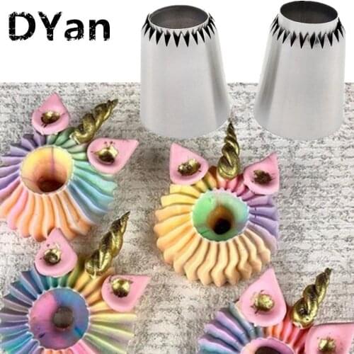 Stainless Steel Japanese-Style Romia Cookie Plastic Squeezed Flower Mouth Romeo Silk Flower Mouth Hollow Protein Cream Silk Flow