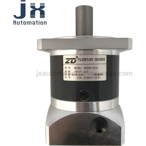 ZD Planetary Gearbox 80ZDF5-0174 Servo Reducer For Delta / Yaskawa / Inovance / Omron 750W Servo Motor