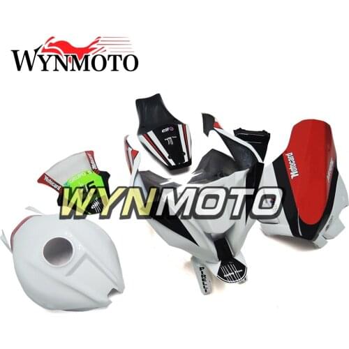 Complete Injection Matte White Red Fiberglass Racing Motorcycle Fairings For ZX 10R Year 2011 - 2015 Cowlings