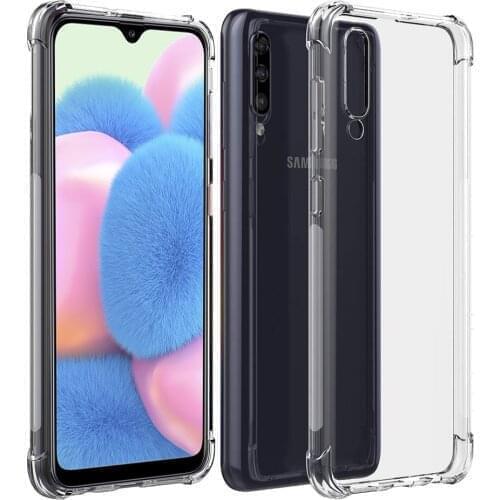 Airbag Transparent case For Samsung A30S TPU Coque shell capa on For Samsung A 30 40 50 S 20 10 A10 A20 A50S A30S a307 a507 A40s