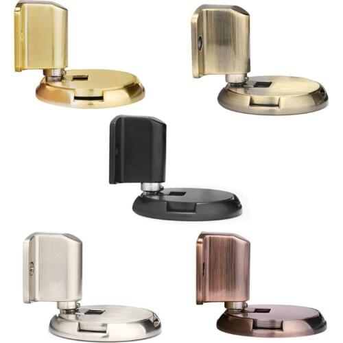 Heavy Duty Magnetic Door Stopper Adjustable Mechanical Door Stop Holder Non-punch Installation for Home Furniture Hardware
