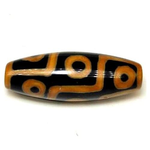Tibet Amulet 9 eyes DZI Beads,10x30mm Agate Beads,Agate Dzi Beads,Men and women jewelry Jewelry DIY Free Shipping