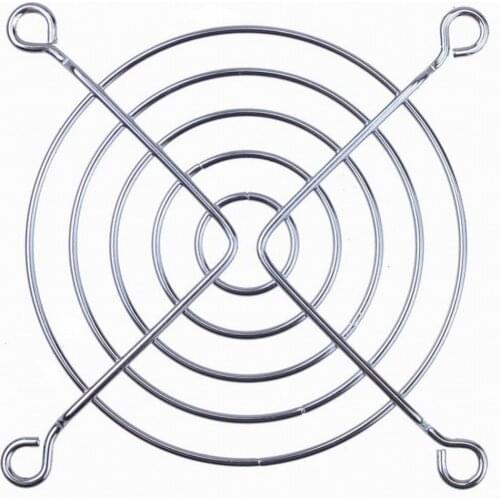80mm 113mm Computer Case Security Filter Air Filter Cooling Fan Metal Protection Screen Axial Fan Fan Wire Mesh Cover Silver