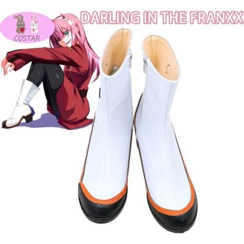 COSTAR DARLING in the FRANXX Cosplay Shoes 02 Cosplay Boots Zero Two Women Cos Shoes