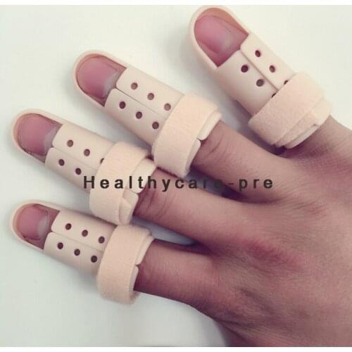 1Pcs Professional Plastic Hand Finger Splints For Finger Joint Broken Pain Protetcted Adjustable Finger Phalanx Fixed Splint