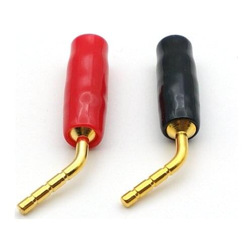 100PCS Adapter Eico Amp Speaker Banana Tip Plug 24K Gold Plated ADAPTER
