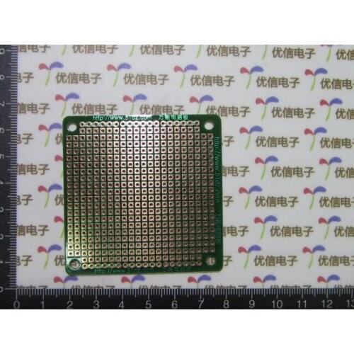 Free shipping 6 * 6cm circuit board / green oil board / Universal hole circuit boards