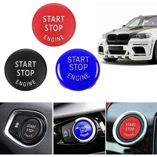 Car Engine Push Start Stop Button Switch Case Shell For BMW X1 X3 X5 X6 Z4 E60 E87 3Series E90 E91 Piano Paint Replace Cover