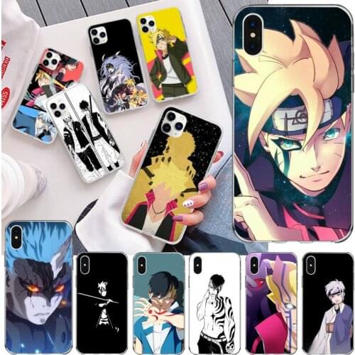 BORUTO Sarada Mitsuki Phone Case For iphone 12 11 Pro Max Mini XS Max 8 7 6 6S Plus X 5S SE 2020 XR Silicone Soft Cover