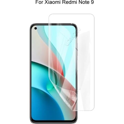 For Xiaomi Redmi Note 9 Full Cover Soft Hydrogel Film Screen Protector