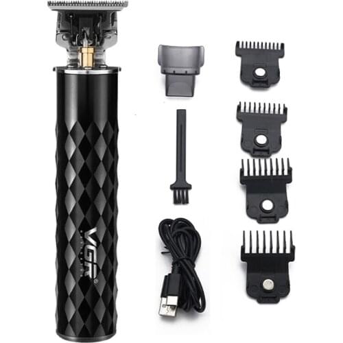 K1AD Electric Outliner Hair Clippers Cordless Rechargeable Barber Grooming Kits Pro T-Blade Trimmer Close Cutting Machine for