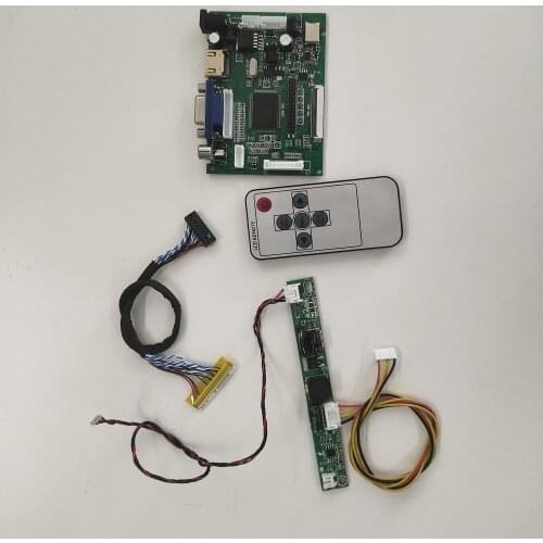 Kit Work for HSD100IFW4-A00 1024x600 30pin Screen driver panel LCD HDMI VGA monitor DIY LVDS LED 2AV Controller Board remote