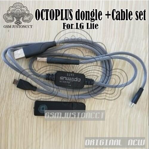 2018 NEW 100% Original Octoplus Dongle FOR LG Lite +Micro USB Cable+Optimus Cable ++Free Shipping