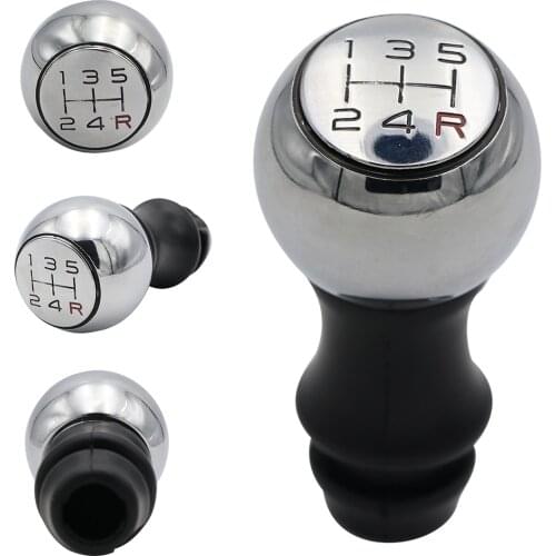 Shift Stick Knob For Peugeot 106 206 207 306 307 407 408 508 Auto Replacement Parts Gear Shift Knob 5 Speed Alloy MT Gear