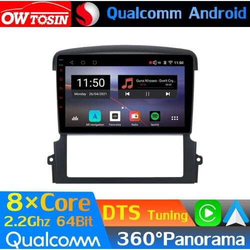 Qualcomm 8Core Android Car Multimedia For Kia Sorento BL 2002-2011 HIFI 360 Panoramic Radio GPS CarPlay Head Unit Optical HDMI