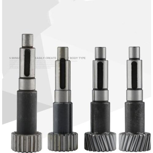 Straight teeth helical gear shaft 20 teeth 1.25 module 93mm 96mm 103mm pinion shaft Precision engraving machine accessories