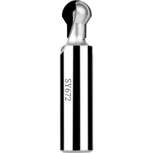 12.7MM 1/2'' Woodworking Ball Nose End Mill Cabinet Wardrobe Door CNC Diamond Router Bits PCD Milling Cutter