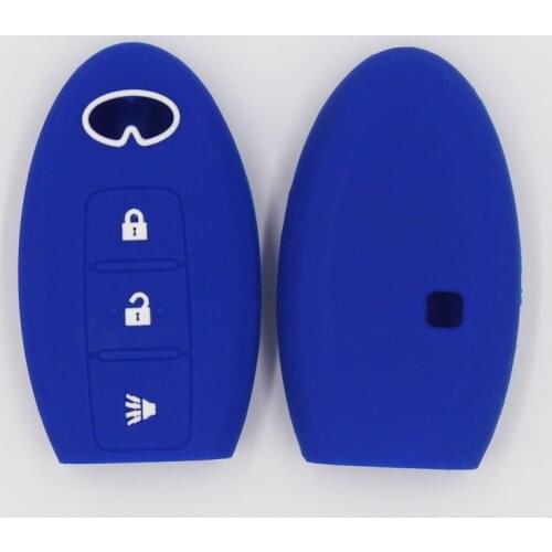 4PC Car Key Case For Nissan X-Trail 370Z Cube Micra Qashqai Juke Leaf Tiida Cube Quest Versa Key Holder For Nissan Note Tiida Al