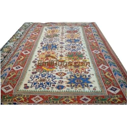 Antique Chinese Hand-made Wool For Carpets Living Room Floor For Bedroom Antique Natural Sheep Wool soumak rug