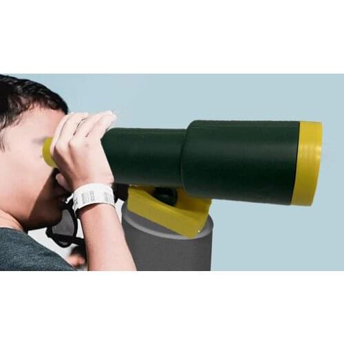 Kids Monocular Telescope Childrens Monocular Toy Blue Film for Little Hands Bird Watching Traveling Hiking