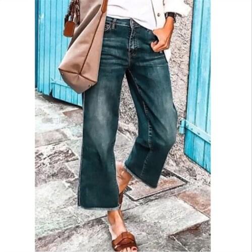 DPDEHAO Women's Cropped Jeans