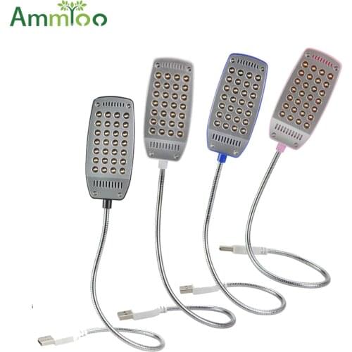 28leds USB Reading Book led light bulbs Flexible luminaria de mesa Book Light Reading Lamp For Power Bank Computer Notebook