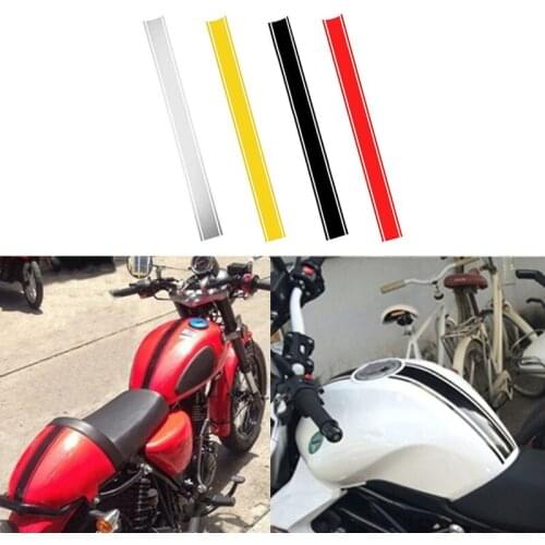 Motorcycle Stickers 1PC 50cm Motorcycle Tank Cowl Vinyl Stripe Pinstripe Decal Sticker For Cafe Racer Motor Styling Decorations